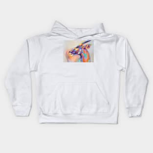 Bongo antelope painted in oil. Kids Hoodie